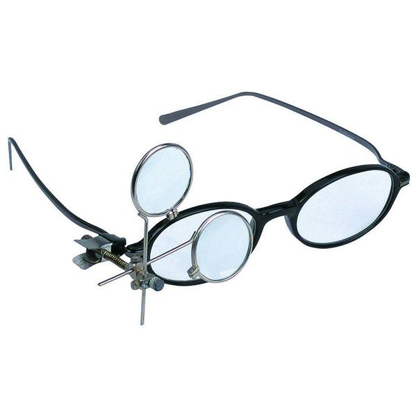 16.5X Jeweler's Clip-On Eye Loupe Magnifying Glass 3.3x, 5x Lens Crafts Sewing