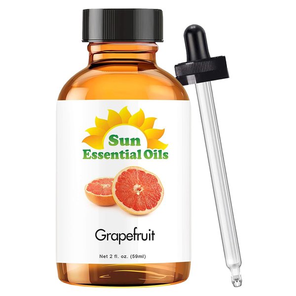 Sun Essential Oils 2oz - Grapefruit Essential Oil - 2 Fluid Ounces - Grapefruit Oil - Aromatherapy Oils