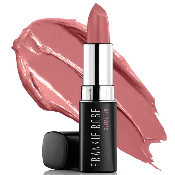 Frankie Rose Long Lasting Lipstick for Women | Smudge Proof Lipstick Enriched with Jojoba Oil | Buildable Lip Colors, Suitable For All Skin Tones | Cruelty-Free Lip Makeup | Exposed