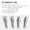 Car Door OEM Cable Fix Part for F-series, E-series, Ranger, Expedition, Excursion, Navigator - Vehicle Door Latch Lock Cable Repair Kit (6 Standard Ends and 2 Locking Cam)