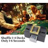 TAAVOP Card Shuffler 2-4 Deck Automatic, Battery-Operated Electric Card Shuffler Machine for UNO/Poker/Playing Card