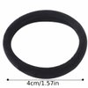 Generic 100pcs Black Elastic Hair Ties, Soft Band Ponytail Holder For Women and Girls.