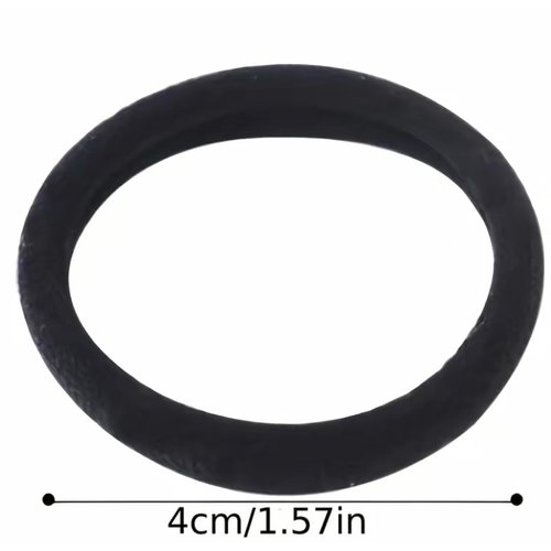 Generic 100pcs Black Elastic Hair Ties, Soft Band Ponytail Holder For Women and Girls.