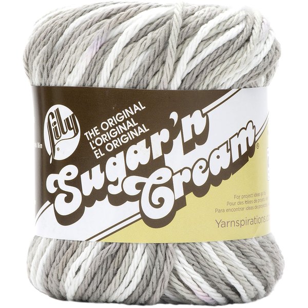 Lily Yarn SUGAR'N CR, Greige Ombre