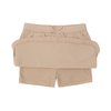 IZOD Girls' School Uniform Pull-On Scooter Skirt, Khaki, 12