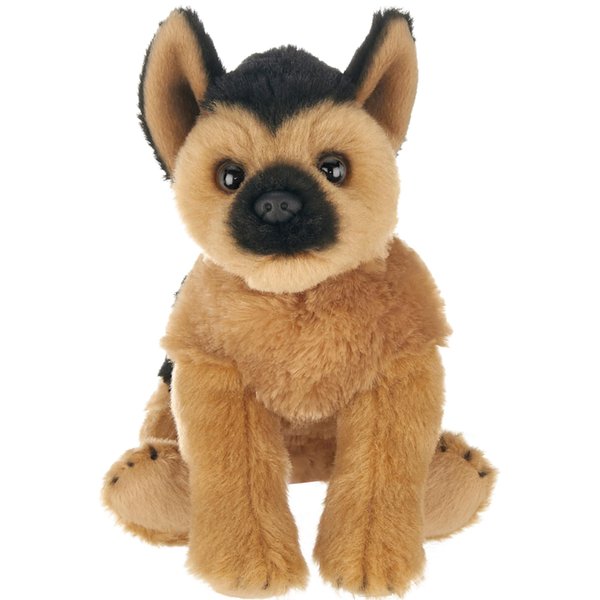 Bearington Lil' Chief The German Shepherd Stuffed Animal, 6.5 Inch Dog Stuffed Animal