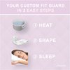 Sleepette Night Guard for Women, TMJ Mouth Guard for Grinding Teeth at Night Jaw Clenching & Bruxism - Moldable Dental Night Guard for Teeth Grinding Mouth Guard for Sleep, 4 x Nightguard 2 x Sizes