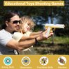 Toy Gun Soft Bullet for Boys Girls, Toy Foam Blasters & Guns, Toy Guns with Shell Ejecting, Gift Box for Christmas Birthday for Boys Girls Adults Age 8+ Gold