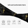 Christian Jesus Cross Faith Sports Headband,Breathable Sport Yoga Workout Turban Headband for Women Men Hair Accessories