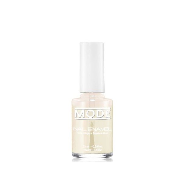 MODE Nail Enamel Base Coat #186 Sheer Nail Polish Primer, Smooth & Even Nails, Fills Ridges, Chip Resistant UV Filter Protection, Long Lasting Manicures, Cruelty Free, Vegan, USA Made