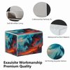 Strong Magnet Card Case Deck Box Mtg Card Box Playing Card Box Magic Deck Box Tcg Up to 200 Cards Creative Pattern Trading Card Storage Box for Collectible Card Games, Dragon Flies Against The Fire
