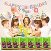 110 Pcs Mario Party Favors, Mario Birthday Decorations, Super Inspired Mario Birthday Party Supplies, Included Slap Bracelets, Plastic Mario Bags, Mario Stickers, Kids Stamps for Goodie Bag Stuffers