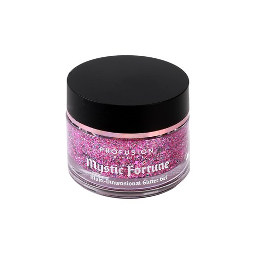Profusion Cosmetics Rituals Mystic Fortune Glitter Gel for Face and Body, Transform Your Look with Color Shifting Glitter, Unleash The Mystique with Long Lasting Adhesive Gel (Psychic Reading)