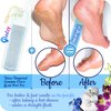 Genuine Czech Glass Foot File by GLADZY - Gentle Callus Remover Foot Rasp, Pedicure & Spa Rough Skin Scrubber, Two-Sided Etched Different Grit Surface, Professional Toenail & Heels Care, Made in EU