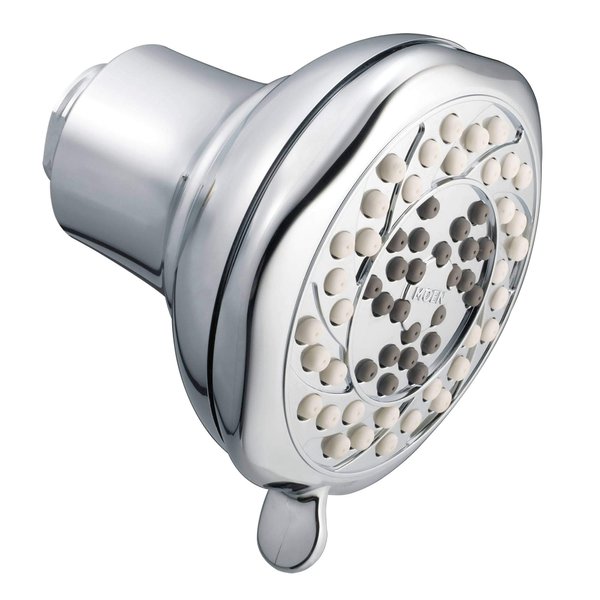 Moen 21313 Enliven 3.58-Inch Three Function Showerhead Chrome, Chrome