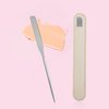 Makeup Mixing Palette Spatula,Stainless Steel Makeup Tiny Spatula,Professional Art Foundation Cream Blender For Nail-Art, Eye Shadow, Eyelash, Face Makeup Tools