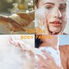 YOSEGOOTER Turmeric Kojic Acid Soap Bars - Face&Body Dark Spots Remover, Natural and Organic Ingredients Skin Care Body Wash Pads, 2 PACKS With Soap Dish