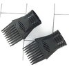 Black Universal Hair Dryer Comb Nozzle Plastic Hairdressing Salon Hair Dryer Blow Comb Attachment Hair Styling Nozzle Tool Nice and Fashion Salon Tool for Straightening Detangling Fine Curly Natural