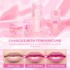 FeiCuiYun Translucent Pink Magic Color Changing Lip Glow Oil, Long Lasting Nourishing Lip Glow Oil Non-sticky Fresh Texture Lip Gloss, (Color Changing Lip Oil, 1 Pcs)