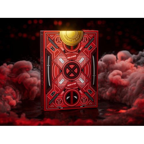 theory11 Deadpool Playing Cards, Premium Playing Cards, Poker Size Standard Index, Luxury Playing Cards