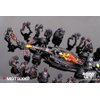 Racing RB18#1 Max Verstappen Winner Abu Dhabi GP (2022) with Pit Crew Set Limited Edition to 5000 Pieces Worldwide 1/64 Diecast Model Car by True Scale Miniatures MGTS0007