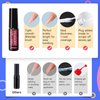 TWOEIGHT Gel Nail Polish Liner Nail Art 12 Colors 8ml Reflective Glitter Gel Flash Diamond Painted Polish Gold Silver Pink Gel Kit Soak Off UV Nail Art Design Set DIY Manicure Gifts for Women