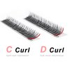 EXTENIFY Soft DIY Lashes 0.07mm 20 Roots 80 Clusters C Curl 11mm Individual False Eyelashes Natural Eyelash Extension at Home (20D-11mm-C Curl)