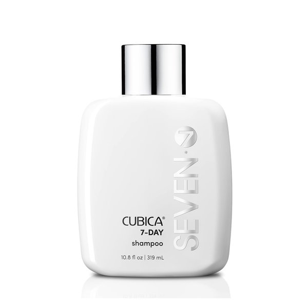 SEVEN haircare - Cubica 7-DAY shampoo with Biotin & Green Tea Extract - Gentle Shampoo for Any Hair Type - Add Shine and Moisture to Hair - Sulfate Free & Paraben Free - 10.8 oz