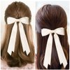 Ribbon Bow Hair Clips, 2Pcs Handmade Bows Barrettes Hair Bows Alligator Clips Ribbon Hair Accessories for Girls Toddlers Teens