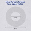 Avery Self-Adhesive Hole Reinforcement Stickers, 1/4" Diameter Hole Punch Reinforcement Labels, Clear, Non-Printable, 200 Labels Total (5721)