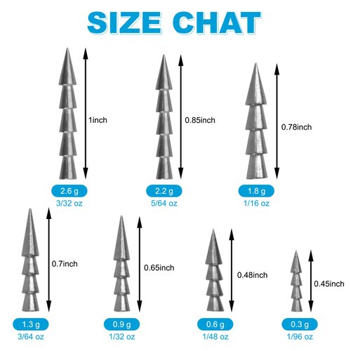 Fishing Weights Tungsten Nail Weights Insert Sinkers Wacky Weight Fishing Sinkers Bass Fishing 3g 10pcs