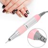Nail Drill Pen, Nail Drill Handle Handpiece, Nail Drill Handpiece, Handpiece for Nail Drill Machine, Handpiece Replacement Nail Drill Machine Part Metal Grinding Polishing Pen Nail Art Accessory