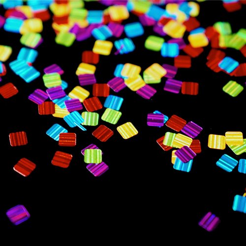 Body face Glitter Mix Colors, Mermaid Sequins Holographic Glitter for Lip Gloss Face Eye Lip Hair Nail Art,30g Laser Square Stripe Design Chunky Sparkling Body Glitter Gel for Musical Festival Party