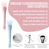 2PCS Silicone Mask Applicator, Silicone Face Mask Brush, Soft Face Mask Spatula, Facial Mask Brush Skincare Applicator for Facial Mud, Clay Mask, DIY, Modeling Mask, Body Lotion