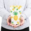Big Dot of Happiness Tropical Pineapple - Summer Party Favor Popcorn Treat Boxes - Set of 12