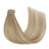Ve Sunny Human Hair Ponytail Blonde Clip in Ponytail Hair Extensions Light Blonde Mix Golden Blonde Hair Extension Ponytail Highlights Blonde Pony Tail Hair Extensions 16inch 80g