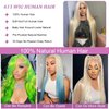Usexy 26 Inch 13x6 HD Transparent Blonde Lace Front Wigs Human Hair 613 Lace Front Wig Human Hair Pre Plucked with Baby Hair 150% Density