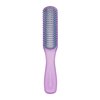 Allegro Combs ScalpCaress Hair Brushes For Women Mens Brush Children Detangler Brush For Curly Hair Curly Hair Brush Slick Back Hair Brush (Purple, Medium)