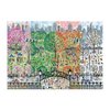 Galison Michael Storrings Dog Park in Four Seasons 1000 Piece Puzzle from Galison - Beautiful 1000 Piece Puzzle for Adults, Challenging and Fun, Thick and Sturdy Pieces, Great Gift Idea