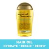 OGX Renewing + Argan Oil of Morocco Penetrating Hair Oil Treatment, Moisturizing & Strengthening Silky Oil for All Hair Types, Paraben-Free, Sulfated-Surfactants Free, 3.3 fl oz