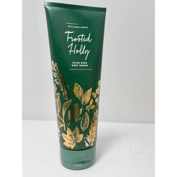 Bath and Body Works Frosted Holly Ultra Shea Body Cream 8 Ounce Tube 2019