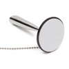 Juvale 3 Pack Desk Pen with Chain - Adhesive Security Pen Holder - 26" Long Chain for Business Counter, Front Desk, Reception, Bank, Hotel (0.5mm Black Ballpoint Pen)
