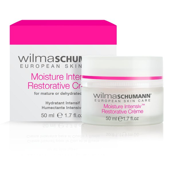 WILMA SCHUMANN Moisture Intensiv Restorative Crème - Firming and Hydrating Face Moisturizer with Daily Protection for Dry, Mature, or Dehydrated Skin - Face Cream, 1.7OZ/50ML - Luxury Skin Care
