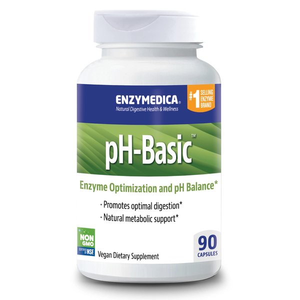 Enzymedica, pH-Basic, Enzymes to Support Healthy Digestion and pH Balance, 90 Capsules
