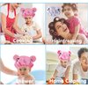 2 PCS shower caps for kids shower caps for girls shower cap kids Cartoon Waterproof Shower Bath Caps Set Bath Hat for Baby Girls Boys