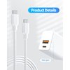 PD 30W Dual Port Fast Charger Compatible with Google Pixel 8 8 Pro, 7 7a 7 Pro, Pixel Tablet, Pixel Fold, Pixel 6 6 Pro 6a 5G 2023 Phone Wall Charging Block Plug Power Supply Adapter