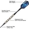 Viper Silver Thunder Soft Tip Darts, 4 Knurled Bands, 16 Grams
