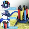 TOY Life Toy Rocket Launcher for KidsToy Rocket with 6 Foam Rockets and Refills Rocket Launcher for Kids 5-8-12 Shoot Up to 100 Ft Outdoor Toys Rocket Launcher Toy for Kid