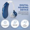 Digital Hearing Amplifier Pair - Rechargeable -Operated BTE Personal Sound Assist Device with 2 Modes, Volume Control & Noise Cancelling, Behind-The-Ear Aids for Adults and Seniors