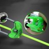 luzen 24Pcs Fishing Rod Alarm Dual Alert Bells Clip on Fishing Rod Bells Twin Bells Fishing Bells Fishing Accessory, Green